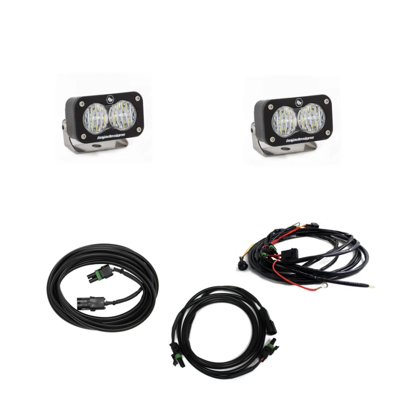 Baja Designs Jeep JL LED Light Kit Reverse Kit Dual S2 Sport w/C für 2018–2024 Jeep Wrangler JL