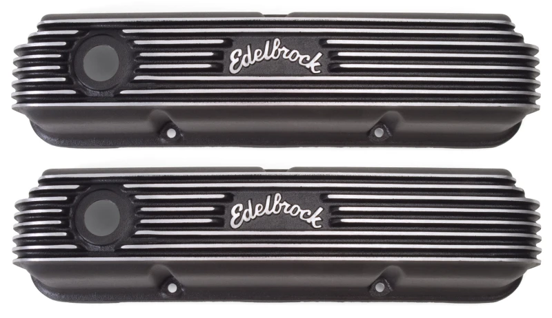 Edelbrock Ventildeckel Classic Series Ford 1958-1976 FE V8 Schwarz