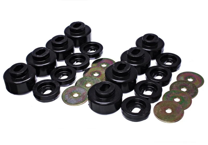 energy-suspension_3.4162G-67932ed0aa39c Energy Suspension 07-10 Chevy K2500/3500HD Karosserie-Montagesatz - Schwarz