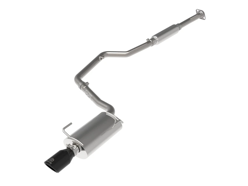 aFe POWER Takeda 12-16 Subaru Impreza 2.0L 2.5 Zoll 304SS CB Auspuff mit schwarzen Endstücken