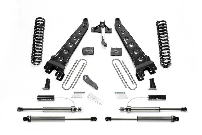 Fabtech 17-21 Ford F250/350 4WD Diesel 6-Zoll-Rad-Arm-System mit Coils und 2,25-Dl-Resi-Frt- und Dl-Rr-Shks