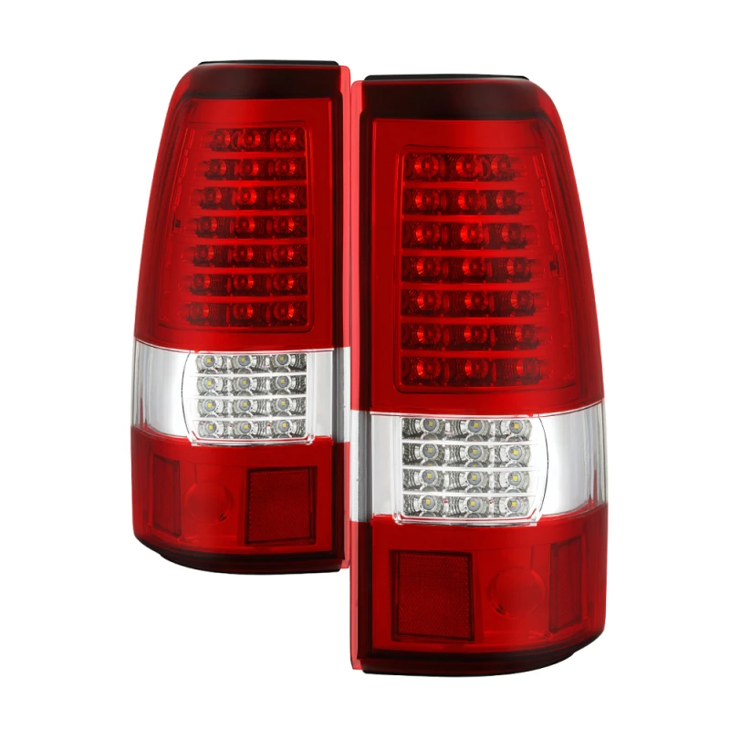 spyder_9037665-6794b9e94e31c xTune 03-06 Chevrolet Silverado 1500/2500HD LED Tail Lights - Red Clear (ALT-JH-CSIL03-CS-RC)