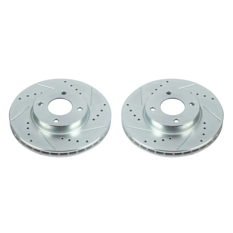 Power Stop 18-19 Nissan Kicks Front Evolution Drilled & Slotted Rotors - Pair