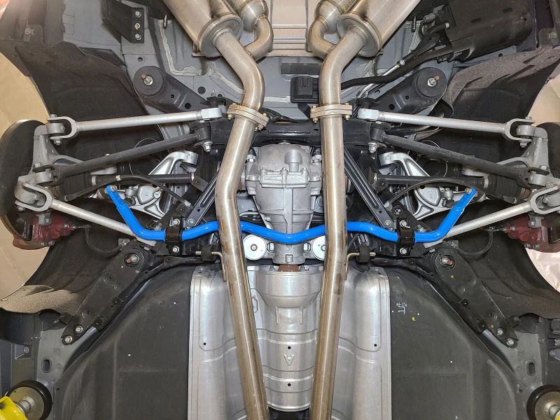 aFe 16-21 Infiniti Q50/Q60 3.0L (tt) Vorder- und Hinterachsstabilisator-Set Blau