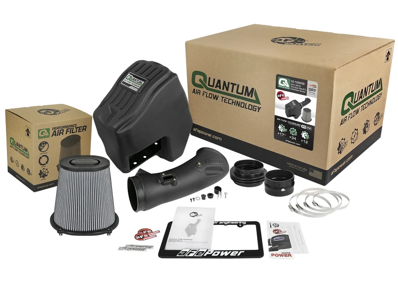 aFe Quantum Pro DRY S Cold Air Intake System 11-16 Ford Powerstroke V8-6.7L - Dry