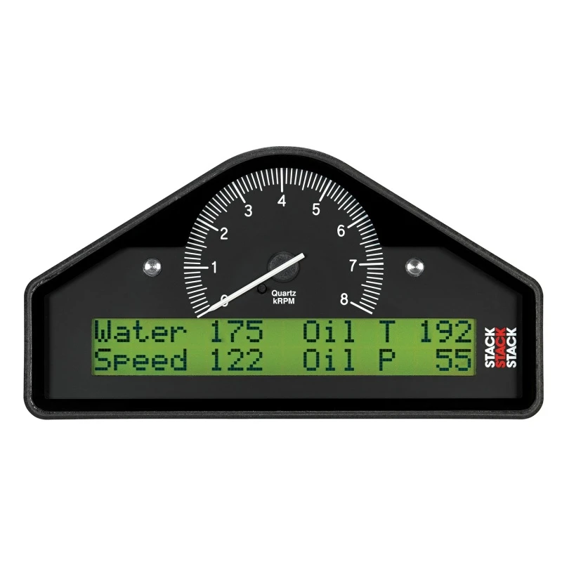 Autometer Stack Renn-Display, vorkonfiguriert, 0-8K RPM (PSI/Grad F/MPH)