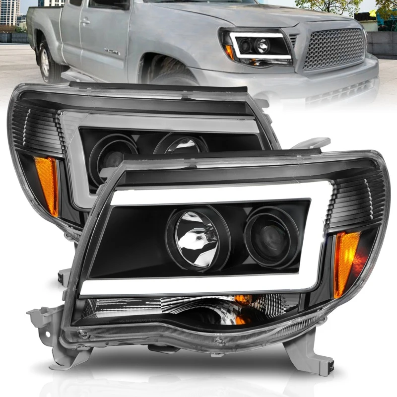 ANZO 05-09 Toyota Tacoma Projektor Light Bar Style Scheinwerfer mit C Light Bar