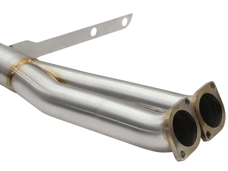 aFe MACHForce XP SS-304 Schwarze Spitze 3,0in-2,5in Dia Kat-Schalldämpfer 11-13 BMW 335i (E90/E92) 3,0L