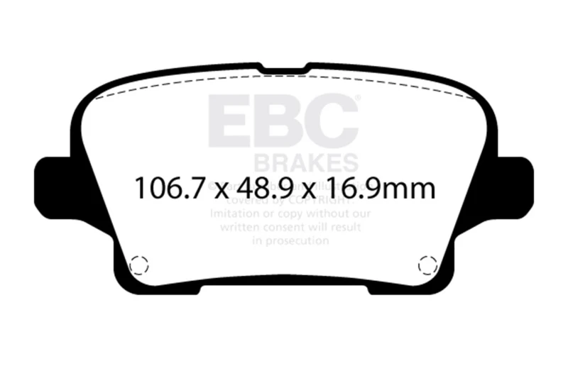 EBC 18-20 Buick Regal Sportback 3.6L Redstuff Rear Brake Pads