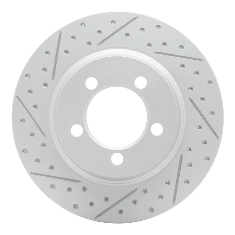 DFC 67-67 Ford Galaxie 500 Front Left Drilled & Slotted Geoperformance Rotor