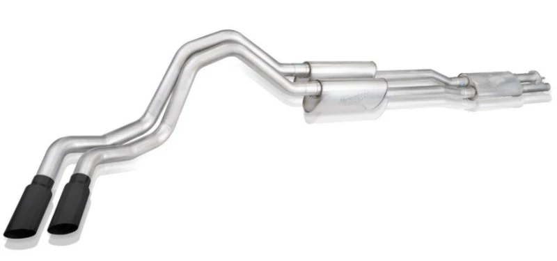Stainless Works 20-21 Ford F-250/F-350 7.3L 304SS Legend Katback mit 4 Zoll matten schwarzen Endrohren