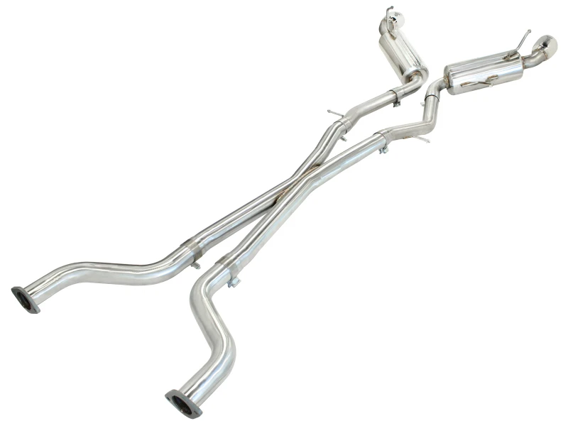 aFe Takeda 2,5 Zoll SS Auspuff Cat-Back 09-13 Nissan 370Z V6 3,7L Polierte Spitzen