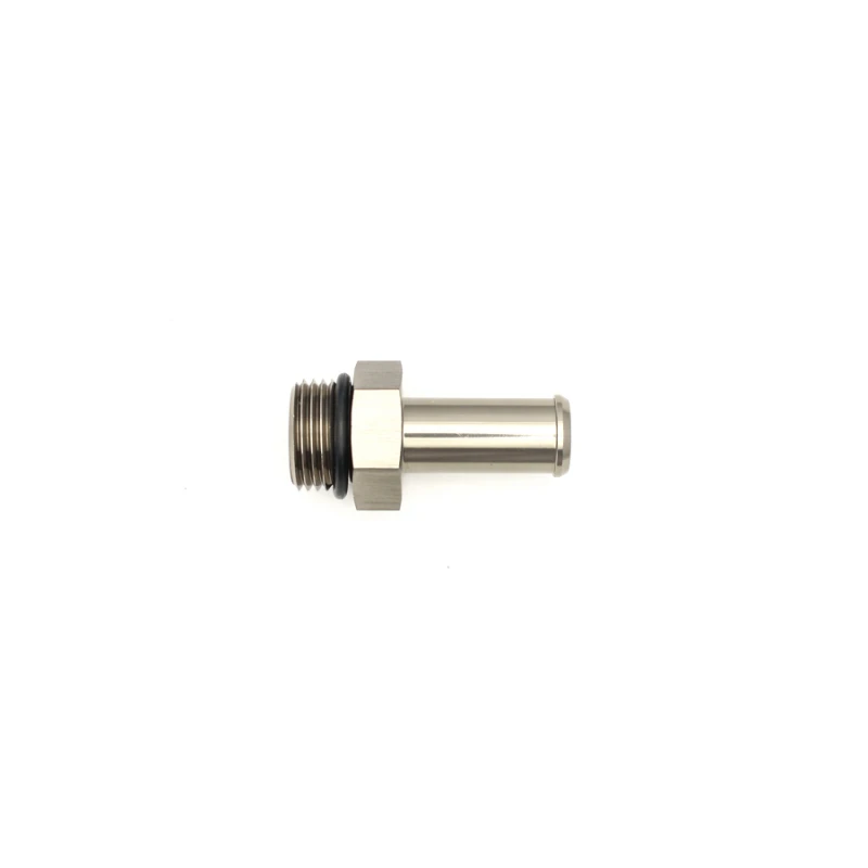 DeatschWerks 8AN ORB-Männlich auf 1/2 Zoll Barb Fitting (Einzel-Barb - Inkl. O-Ring)