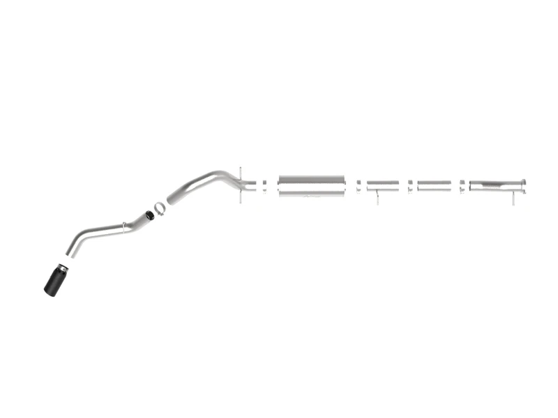 aFe Apollo GT Serie 3in 409SS Cat-Back Auspuff mit schwarzer Spitze 2020 GM 2500/3500HD V8 6.6L L8T