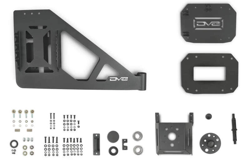 DV8 Offroad 18-23 Jeep Wrangler JL MTO Series Bumper Spare Tire Swing Gate