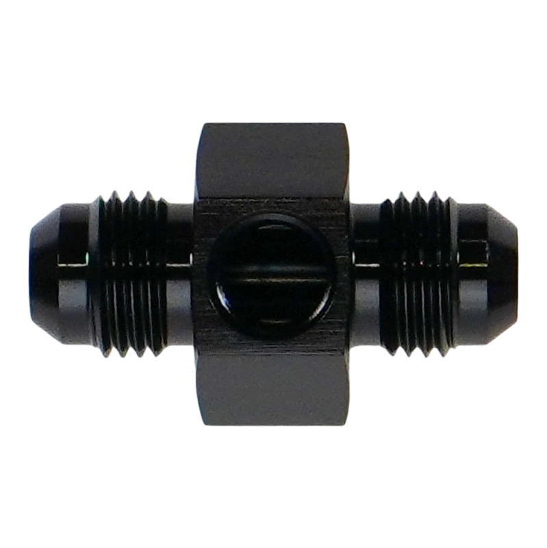 DeatschWerks 6AN Male Flare Gauge Adapter with 1/8in NPT Gauge Port