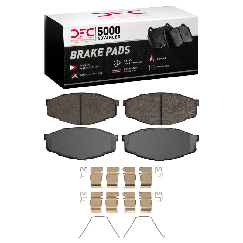 DFC 81-95 Toyota Cressida Front 5000 Advanced Ceramic Brake Pads and Hardware Kit