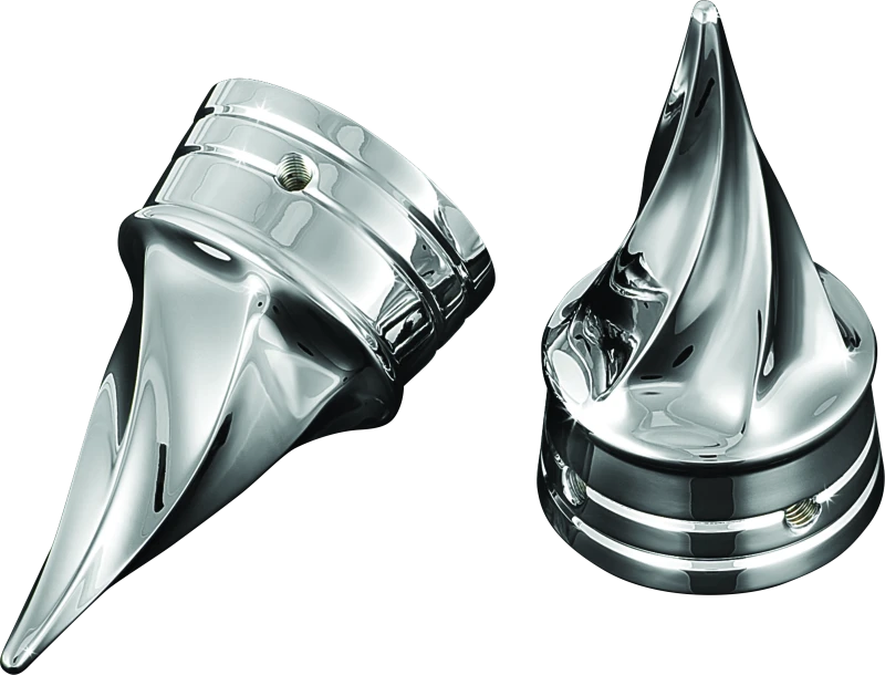 Kuryakyn Twisted Axle Caps Chrome