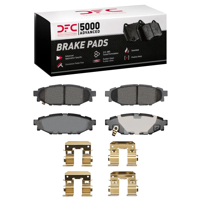 DFC 05-23 Subaru Crosstrek Rear 5000 Advanced Ceramic Brake Pads and Hardware Kit