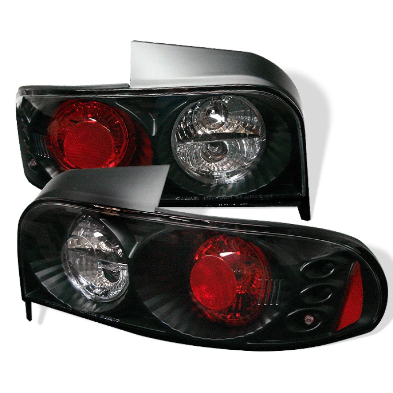 Spyder Euro Style Tail Lights Black ALT-YD-SI93-BK for Subaru Impreza (Excluding Wagon) 93-01