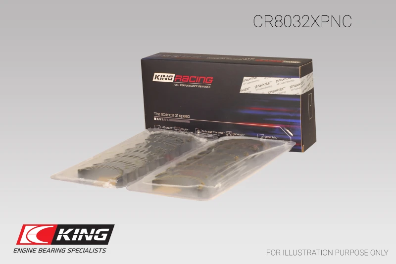 King Chrysler 345/ 370 16V (Größe 0,26) Pleuelzapfenlager-Set