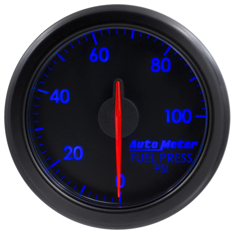Autometer Airdrive 2-1/6in Fuel Pressure Gauge 0-100 PSI - Black