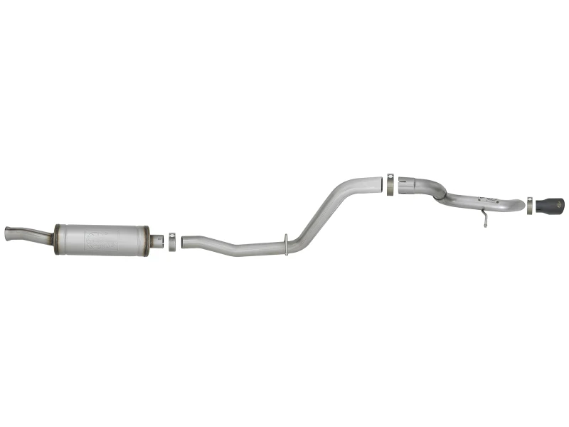 aFe MACH Force-Xp 2.5in 409SS Catback High-Tuck Exhaust 18-21 Jeep (JL) 3.6L 4-Door - Black Tip