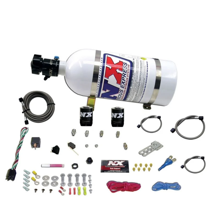 nitrous-express_20922-10-6794320b204ff Nitrous Express All Ford EFI Single Nozzle Nitrous Kit (35-150HP) w/10lb Bottle