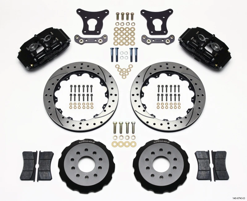 Wilwood BNSL6 Vorderes Kit 12,88 Zoll gebohrt 93-97 Camaro/Firebird