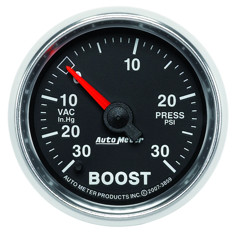 Autometer GS 30inhg-30PSI Digital Vac/Boost Gauge