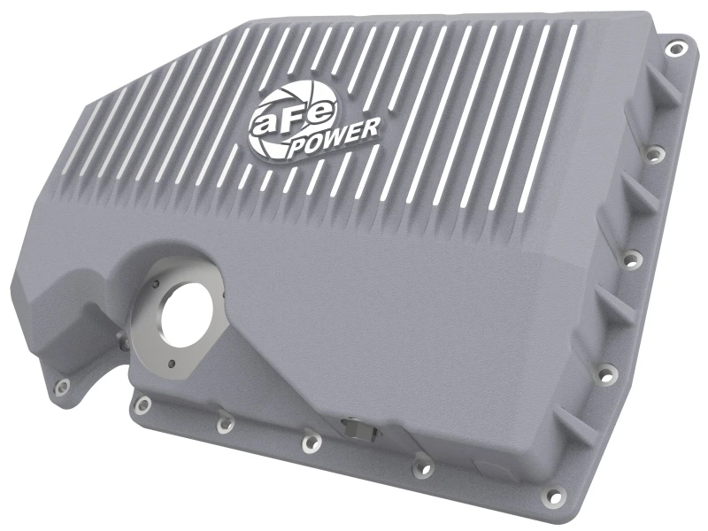 aFe 05-19 VW 1.8L/2.0L w/ Oil Sensor Engine Oil Pan Raw POWER Street Series w/ Machined Fins