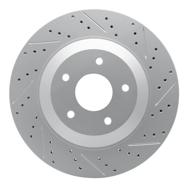 DFC 97-09 Cadillac Xlr Left Front Drilled & Slotted Geoperformance Rotor