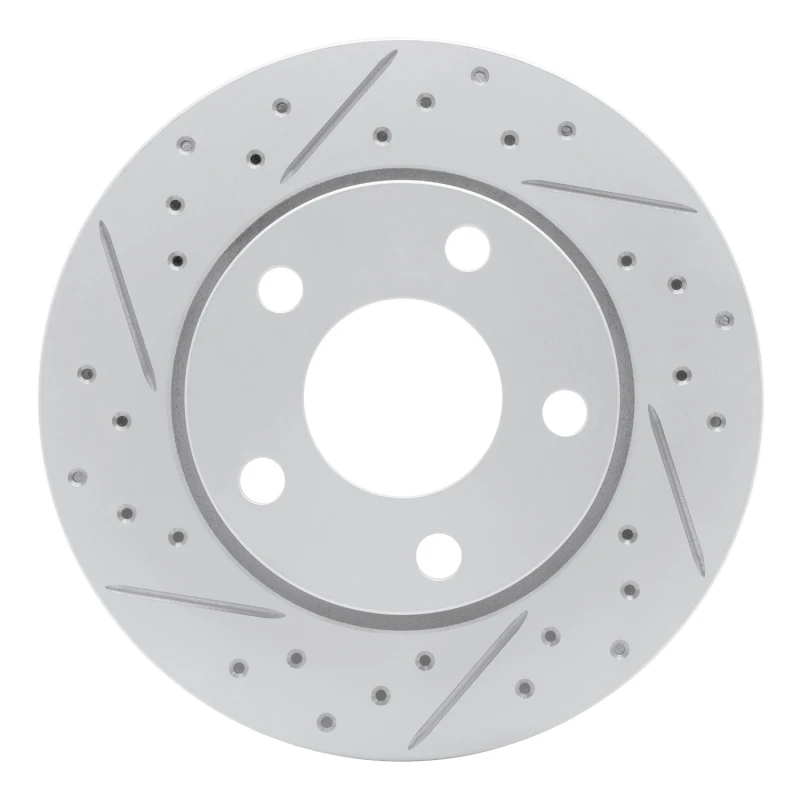 DFC 00-02 Audi S4 Rear Left Drilled & Slotted Geoperformance Rotor