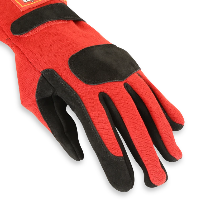 RaceQuip Rote 2-Lagen SFI-5 Handschuhe - Groß