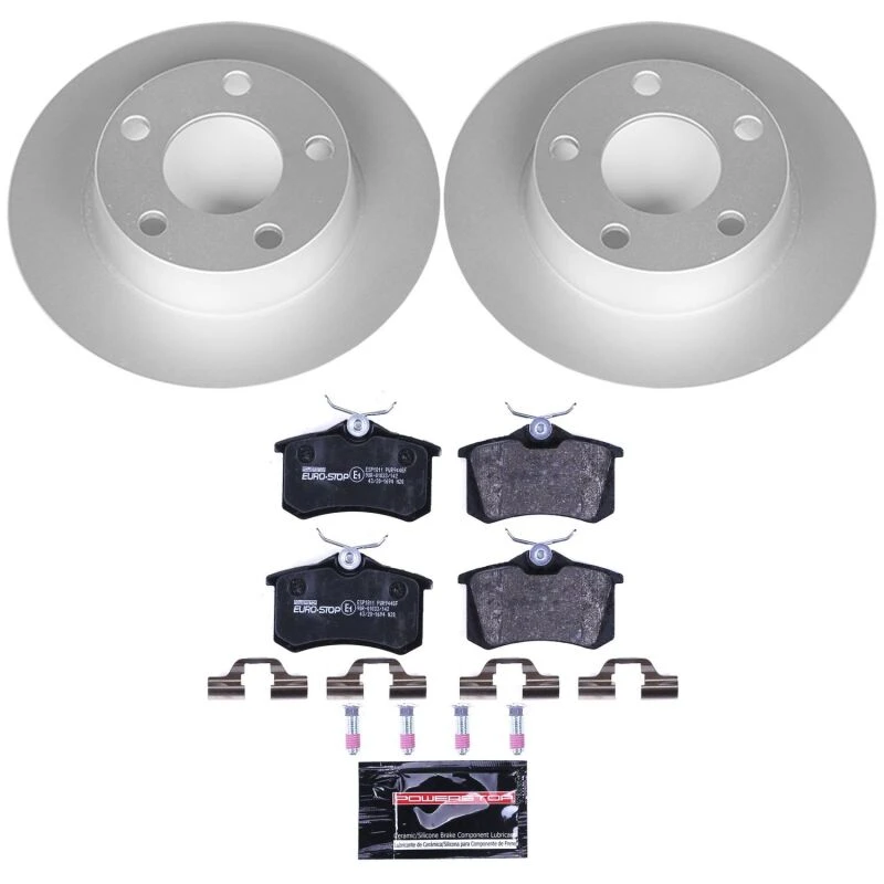 Power Stop 98-04 Audi A6 Quattro Rear Euro-Stop Brake Kit