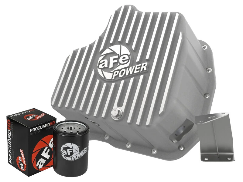 aFe Power 11-16 GM Diesel 2500HD / 3500HD V8-6,6L (TD) Street Series Motorölwanne Roh w/ bearbeitet