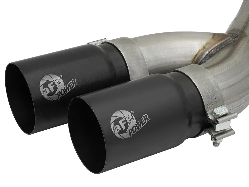 aFe POWER Rebel Series 3.5in SS Cat Back Exhaust w/Black Tips 19-21 RAM V8-6.4L Hemi