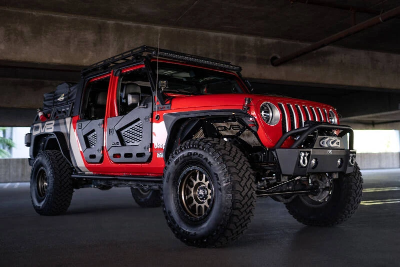 DV8 Offroad Spec Series Half Doors - Rear Set für 2018-2022 Jeep Wrangler JL & Gladiator JT