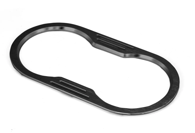 Rugged Ridge Billet Alu-Bezel für Becherhalter Schwarz 07-10 Jeep Wrangler