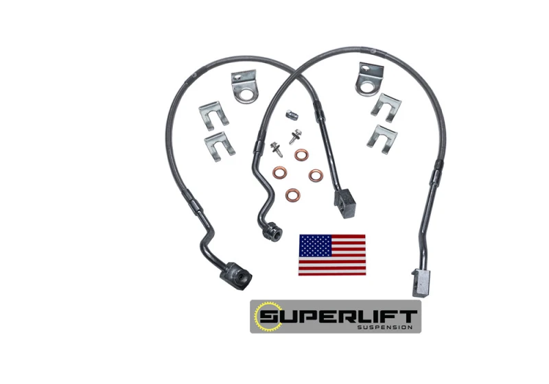 Superlift Bullet Proof Front Brake Hoses für 1995–1997 Ford Ranger