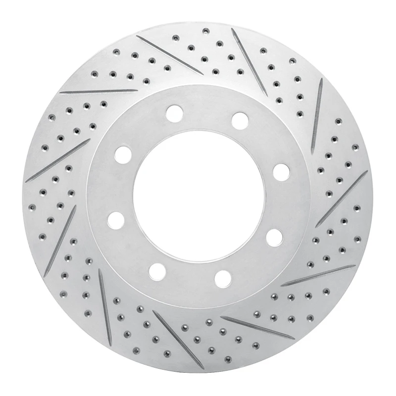 DFC 12-25 Ford F-450 Super Duty Front Right Drilled & Slotted Geoperformance Rotor