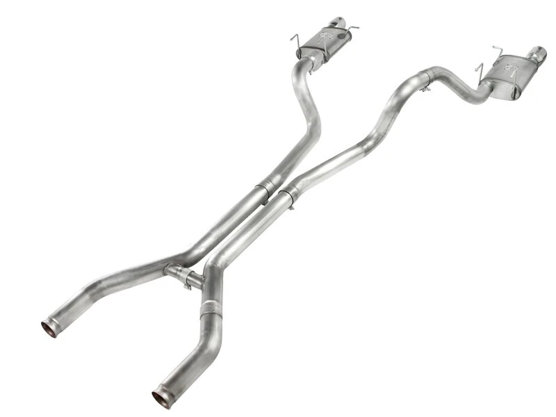 aFe MACHForce XP Cat-Back Auspuff 3 Zoll SS mit polierten Endstücken 11-14 Ford Mustang GT V8 5.0L