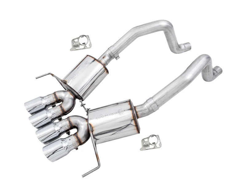 AWE Tuning 14-19 Chevy Corvette C7 Z06/ZR1 (ohne AFM) Touring Edition Axle-Back Exhaust mit Chromspitzen