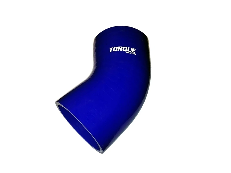 Torque Solution 45 Grad Silikonknie 4 Zoll Blau Universal