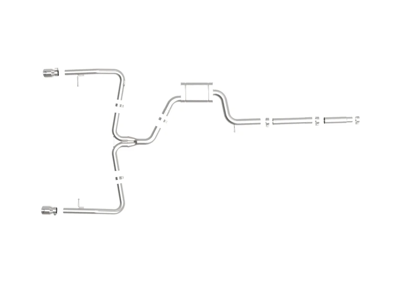 afe 19-21 VW Jetta GLI (MKVII) L4-2.0L (t) MACH Force-Xp 304 SS Cat-Back Exhaust System Polished Tip