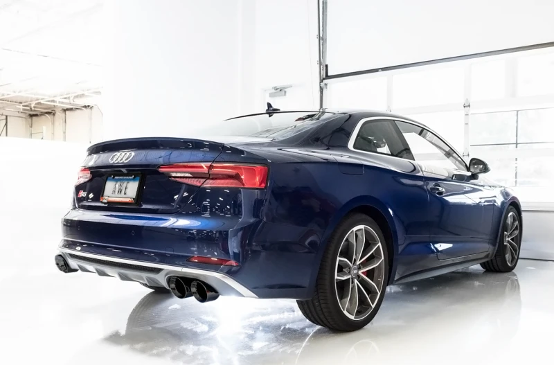 AWE Tuning Audi B9 S5 Coupé 3.0T Track Edition Auspuff - Diamantschwarze Endrohre (102mm)