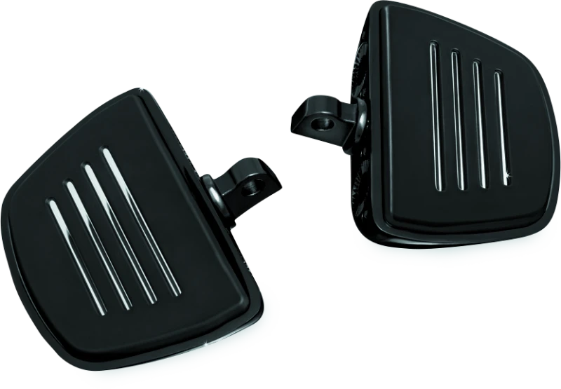 Kuryakyn Premium Mini Boards mit männlichen Montageadaptern in Schwarz