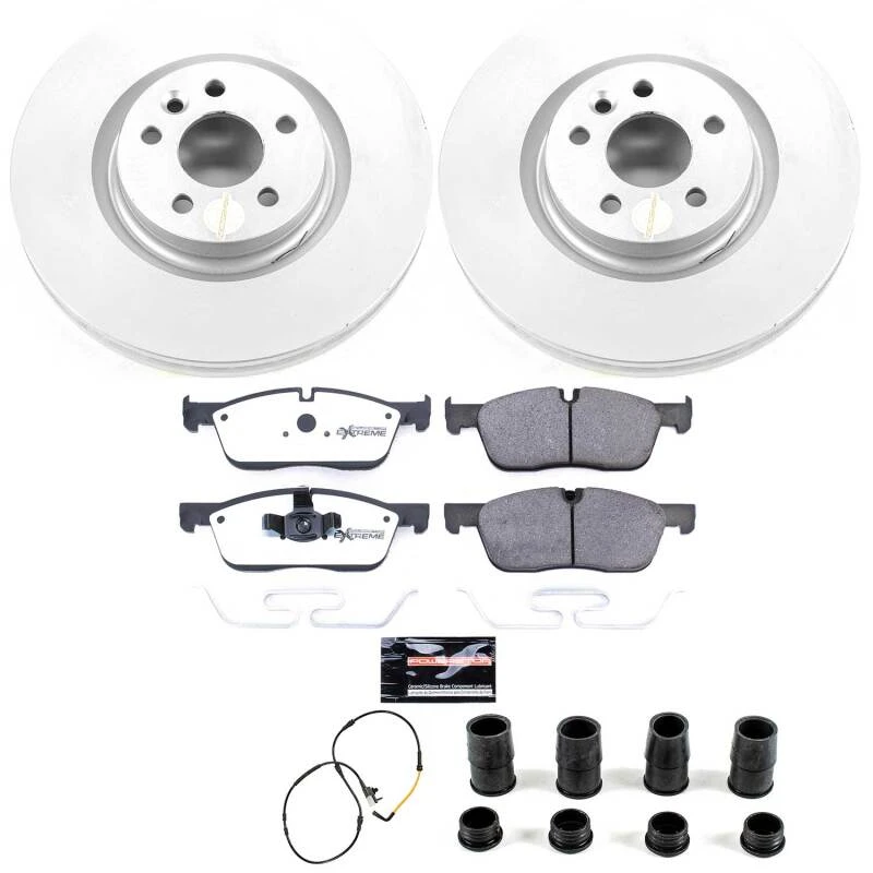 Power Stop 18-19 Jaguar E-Pace Front Z36 Coated Truck & Tow Brake Kit