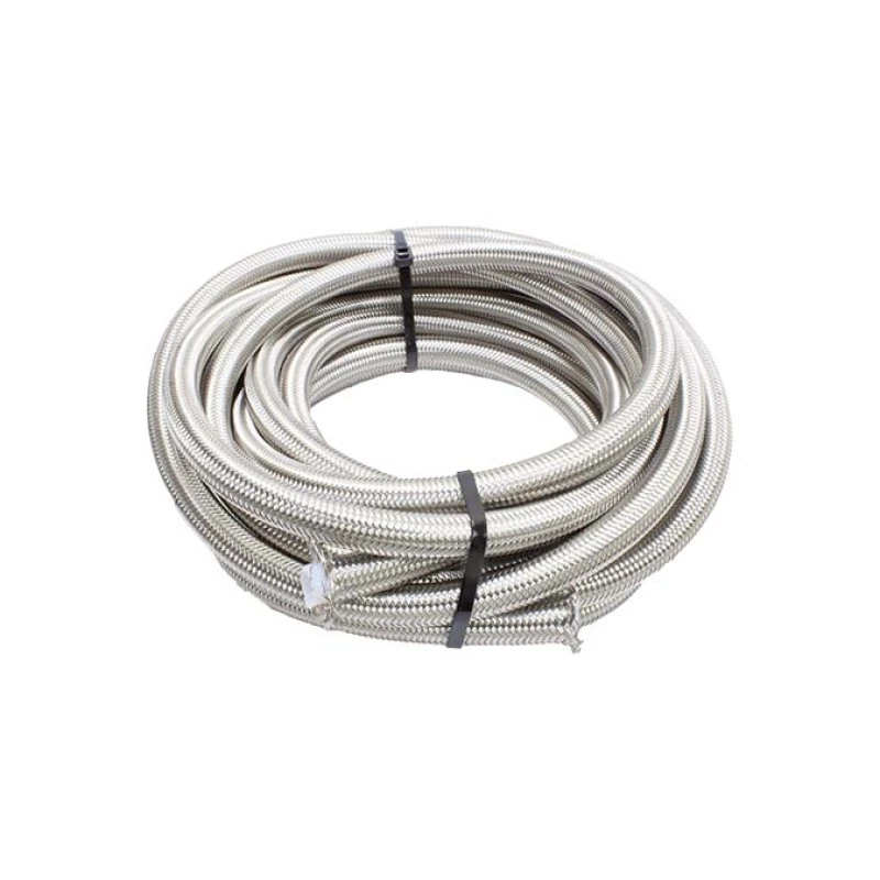 Snow 10AN Geflochtene Edelstahl-PTFE-Schlauch - 4,57m