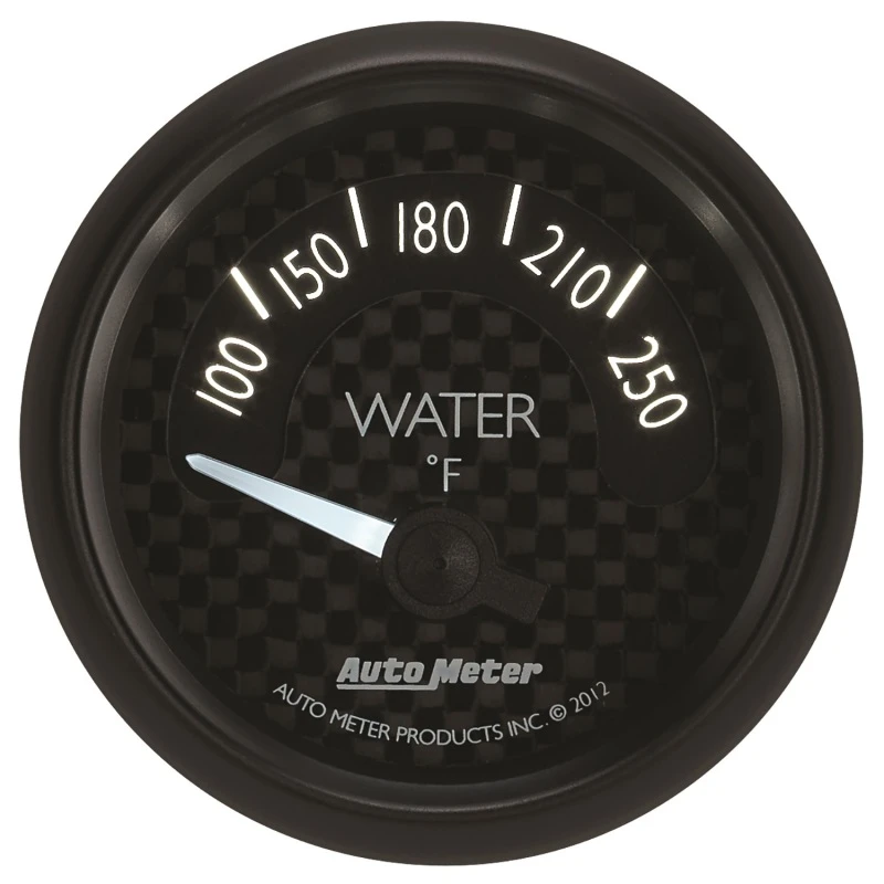 Autometer GT-Serie 52mm Kurzer Durchlauf Elektronische 100-250 Grad F Wasser-Temperatur